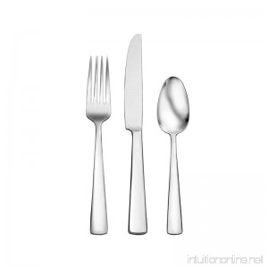Oneida Chef's Table Dinnerware and Flatware Separates (24-Pc Dining FW) - B0759ZC7KK